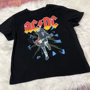 Art Class AC/DC Graphic Short Sleeve Band Shirt - Boys Size S (6/7)